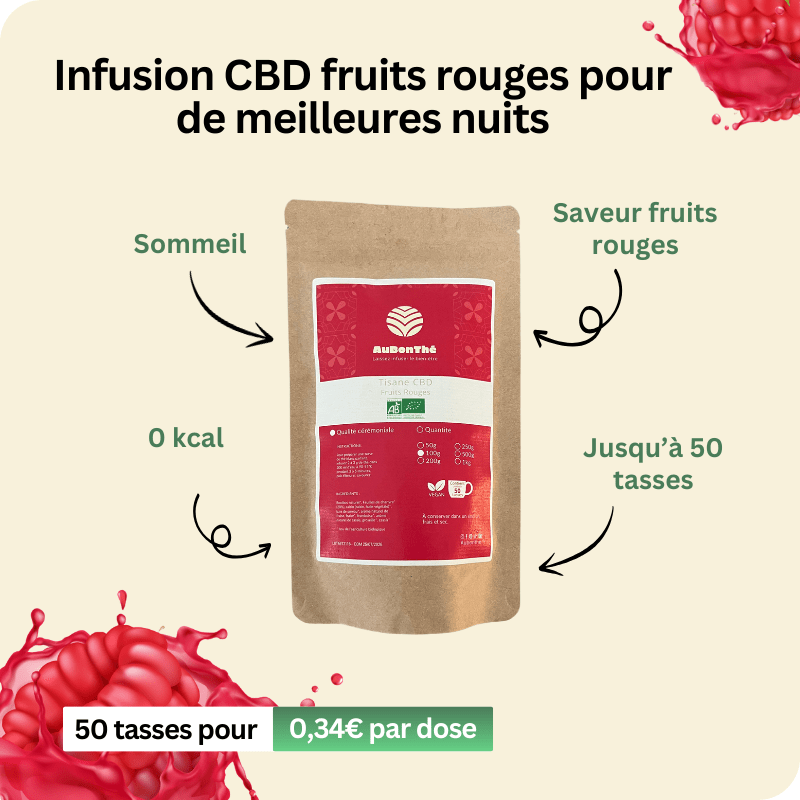 Tisane CBD Vrac Fruits rouges