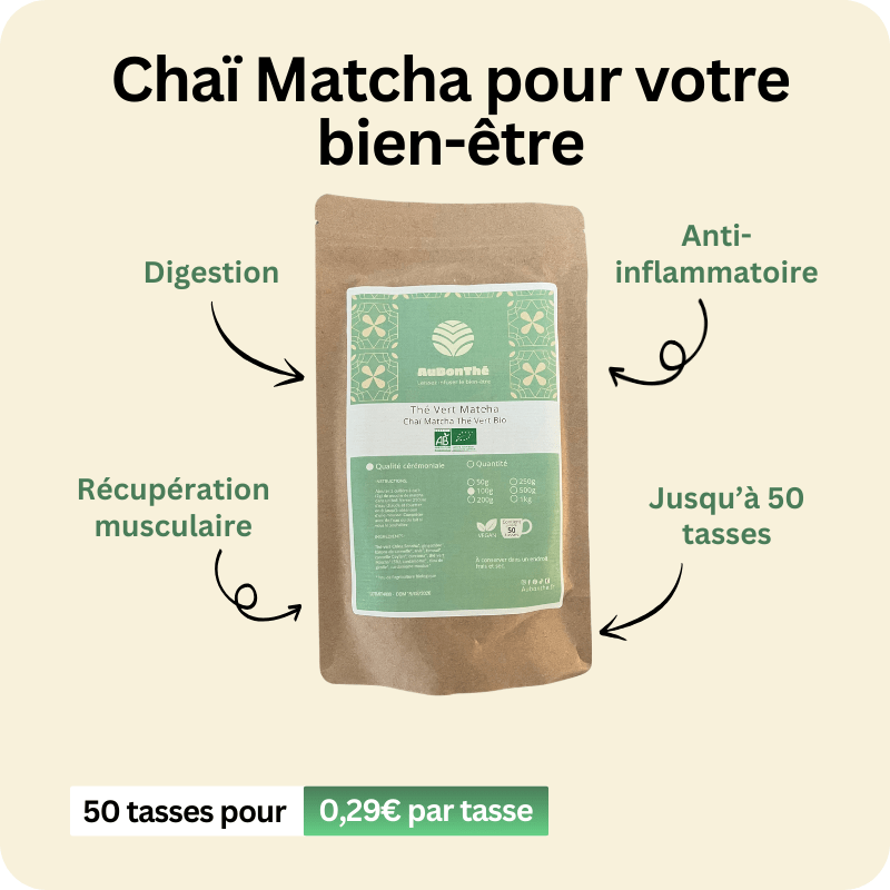 Thé Vert Vrac Chaï Matcha Bio