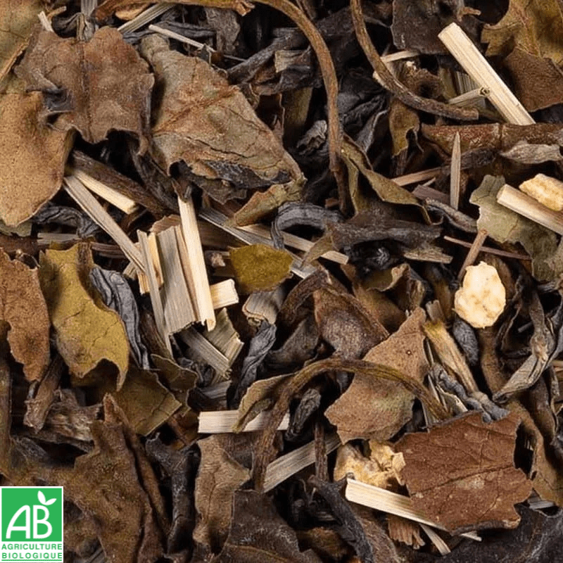 Thé Blanc Vrac Gingembre Citron Bio